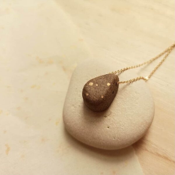 gold spot diffuser bottle necklace