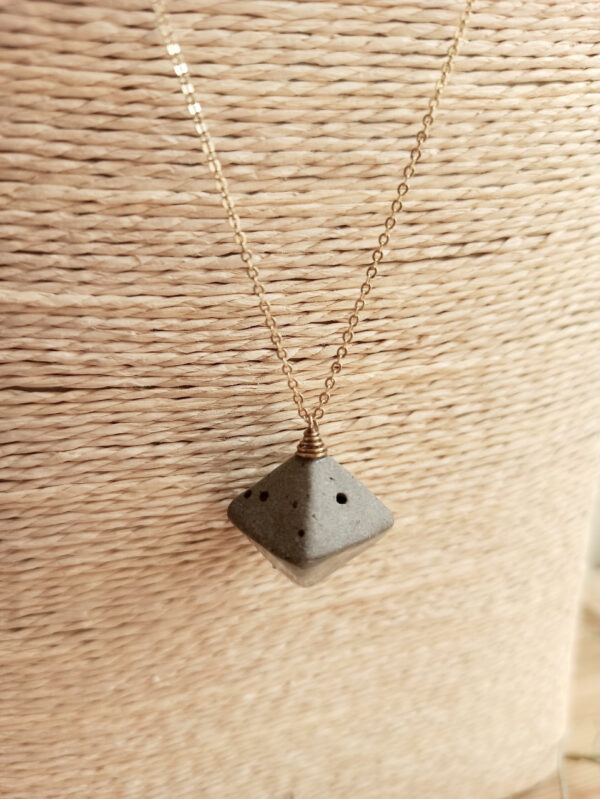 double pyramid bottle necklace