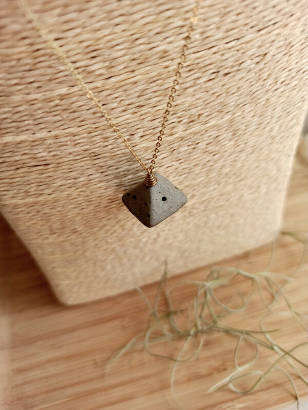 double pyramid bottle necklace