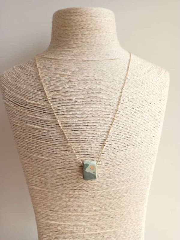 diffuser stone necklace