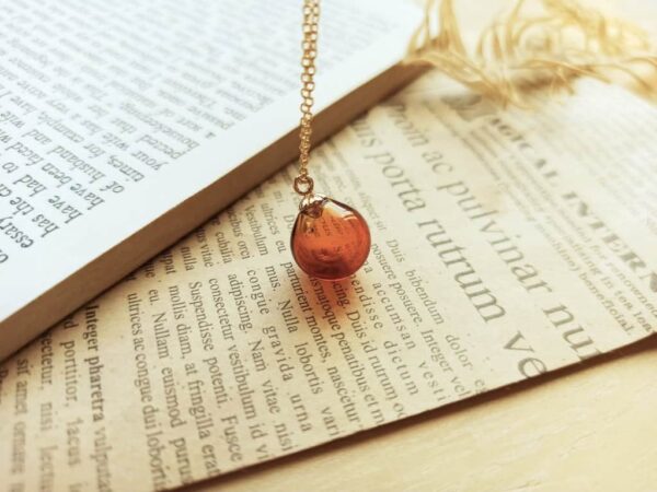 glass diffuser bottle necklace