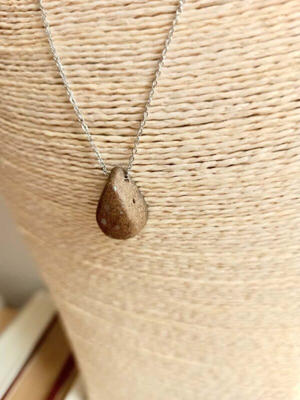 silver spot B diffuser bottle necklace