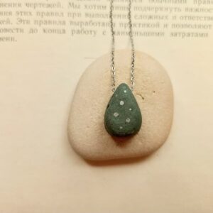 silver spot G diffuser bottle necklace