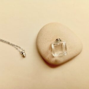 cube vial bottle Strong Miniature Glass Wishing Bottle