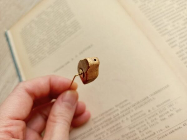 ceramic diffuser bottle brooch