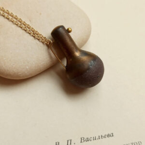 Amphora ceramic diffuser necklace