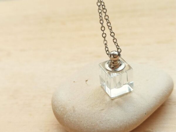 glass bottle necklace