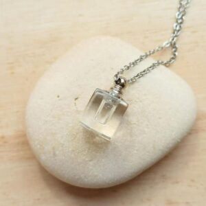 glass bottle necklace