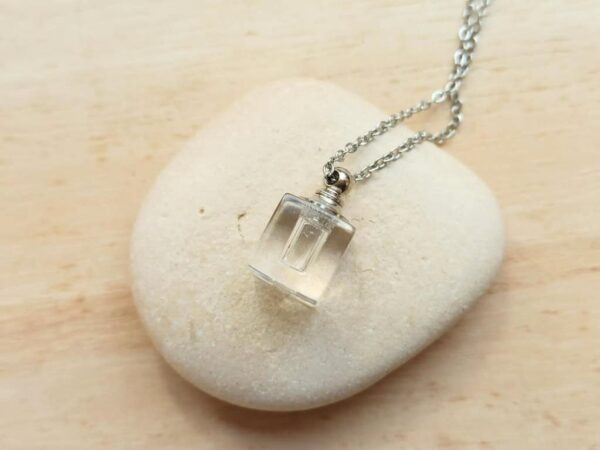 glass bottle necklace